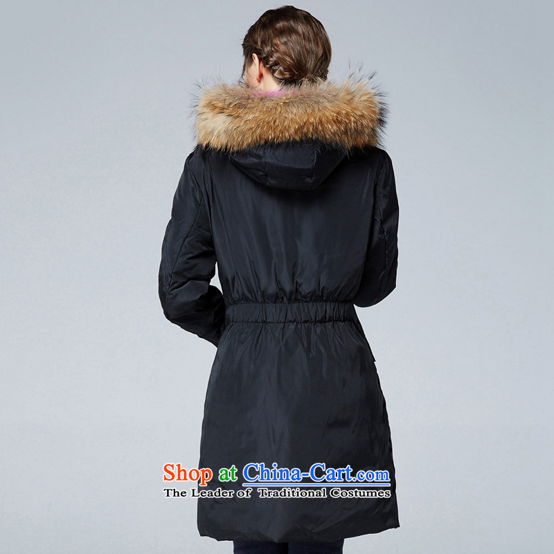 Rui Mei to  large 2015 Women's winter clothing new TO XL Graphics thin noble atmosphere is warm jacket coat N9912 black 3XL pre-sale 7 days, the US to ship Rui (RIUMILVE) , , , shopping on the Internet