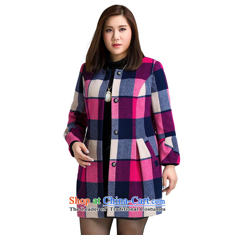 The former Yugoslavia Li Sau 2015 Fall/Winter Collections of new large MM thick female knocked color Large Plaid Foutune of gross female jacket coat? 1550 better on a red ground 2XL, Yugoslavia Li Hsiu-Haig , , , shopping on the Internet