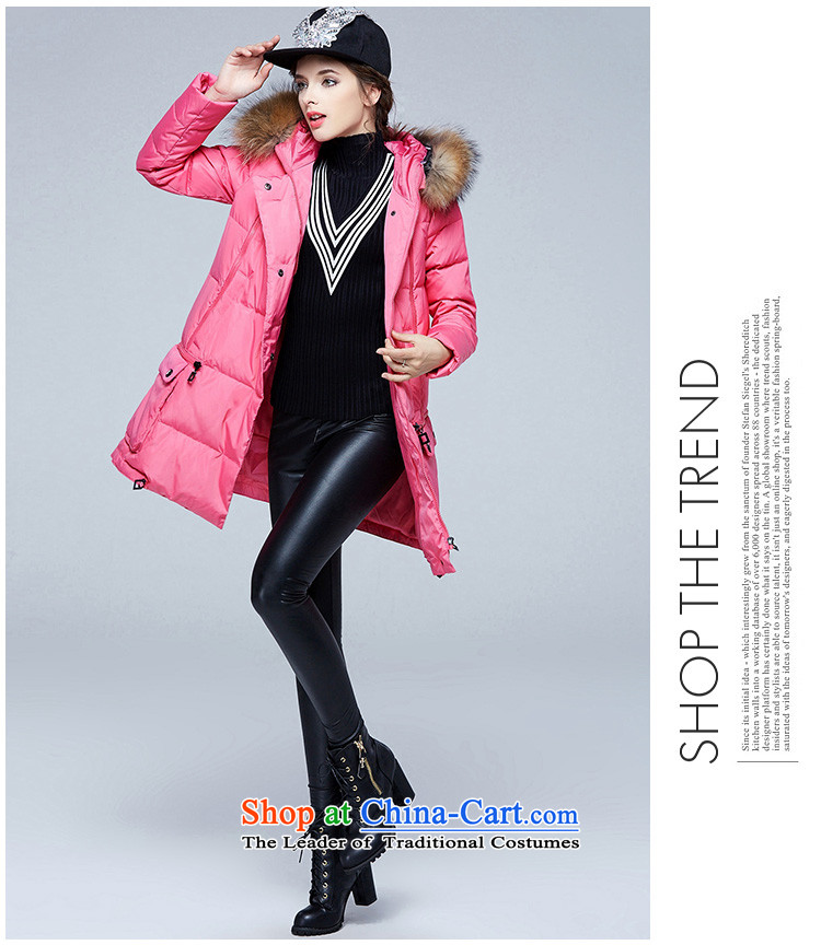 Rui Mei to  large 2015 Women's winter clothing new to xl warm in long-Nagymaros collar cap down jacket N9905 black 3XL  pre-sale 7 days shipment pictures, prices, brand platters! The elections are supplied in the national character of distribution, so action, buy now enjoy more preferential! As soon as possible.