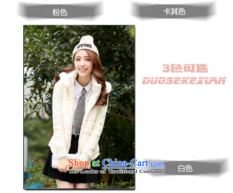 In  2015 winter-logo and the relatively short time of Korean teenage students gross? removable hat female Coat new pink L picture, prices, brand platters! The elections are supplied in the national character of distribution, so action, buy now enjoy more preferential! As soon as possible.