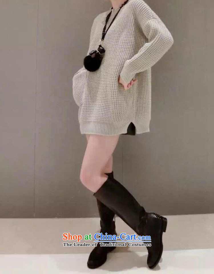 The sum of the autumn and winter 2015 large ladies casual clothes in Europe stylish pullovers wild thick line pocket will gray photo sweater, prices, brand platters! The elections are supplied in the national character of distribution, so action, buy now enjoy more preferential! As soon as possible.