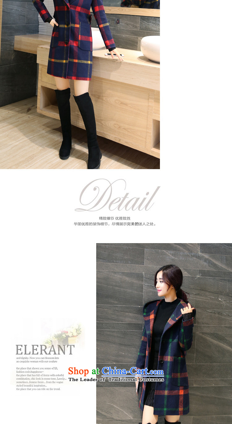 Intimacy girl 2015 Fall/Winter Collections in the New Long Hair Girl Korean jacket? 