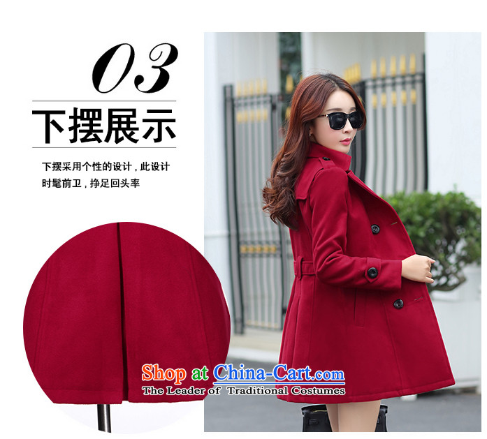 Sin has new autumn and winter 2015 gross coats women's temperament is double-Korean long hair in Sau San? jacket navy blue XXL picture, prices, brand platters! The elections are supplied in the national character of distribution, so action, buy now enjoy more preferential! As soon as possible.