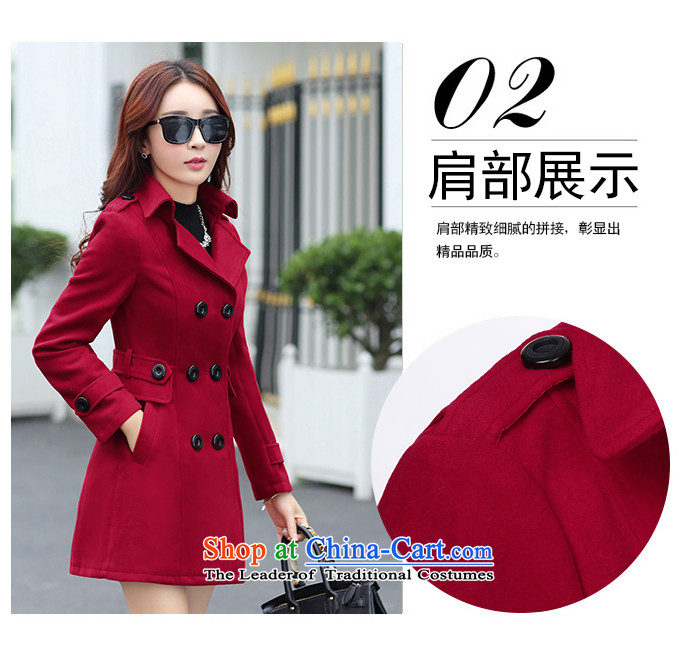 Sin has new autumn and winter 2015 gross coats women's temperament is double-Korean long hair in Sau San? jacket navy blue XXL picture, prices, brand platters! The elections are supplied in the national character of distribution, so action, buy now enjoy more preferential! As soon as possible.