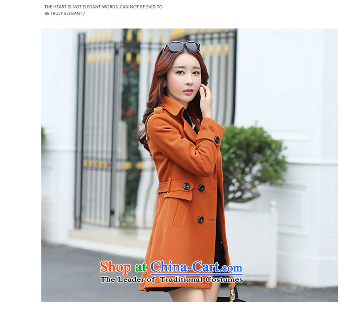 Sin has new autumn and winter 2015 gross coats women's temperament is double-Korean long hair in Sau San? jacket navy blue XXL picture, prices, brand platters! The elections are supplied in the national character of distribution, so action, buy now enjoy more preferential! As soon as possible.