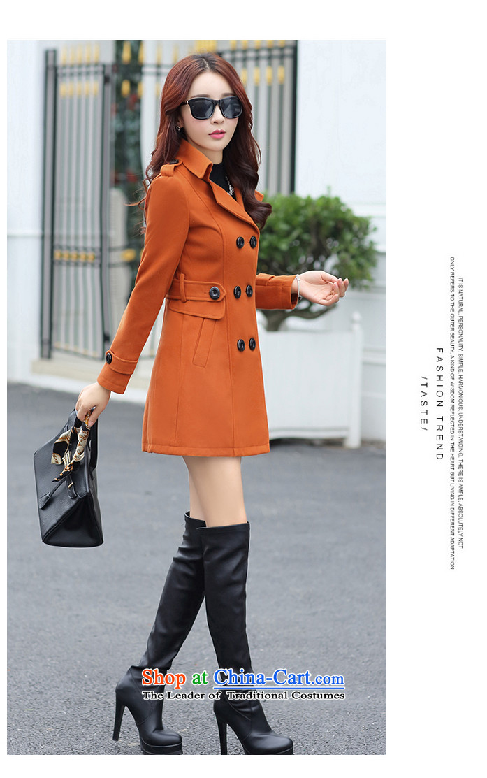 Sin has new autumn and winter 2015 gross coats women's temperament is double-Korean long hair in Sau San? jacket navy blue XXL picture, prices, brand platters! The elections are supplied in the national character of distribution, so action, buy now enjoy more preferential! As soon as possible.