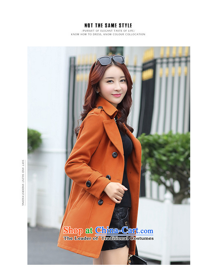 Sin has new autumn and winter 2015 gross coats women's temperament is double-Korean long hair in Sau San? jacket navy blue XXL picture, prices, brand platters! The elections are supplied in the national character of distribution, so action, buy now enjoy more preferential! As soon as possible.