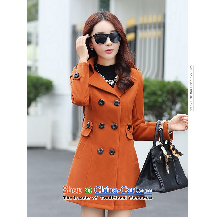 Sin has new autumn and winter 2015 gross coats women's temperament is double-Korean long hair in Sau San? jacket navy blue XXL picture, prices, brand platters! The elections are supplied in the national character of distribution, so action, buy now enjoy more preferential! As soon as possible.