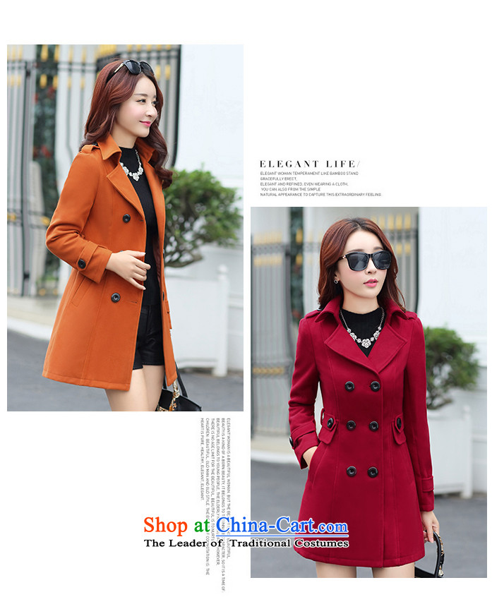 Sin has new autumn and winter 2015 gross coats women's temperament is double-Korean long hair in Sau San? jacket navy blue XXL picture, prices, brand platters! The elections are supplied in the national character of distribution, so action, buy now enjoy more preferential! As soon as possible.