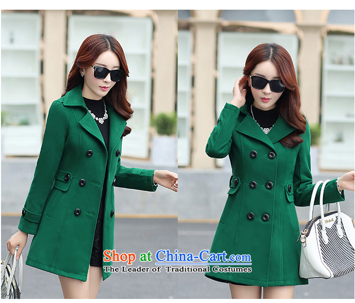 Sin has new autumn and winter 2015 gross coats women's temperament is double-Korean long hair in Sau San? jacket navy blue XXL picture, prices, brand platters! The elections are supplied in the national character of distribution, so action, buy now enjoy more preferential! As soon as possible.