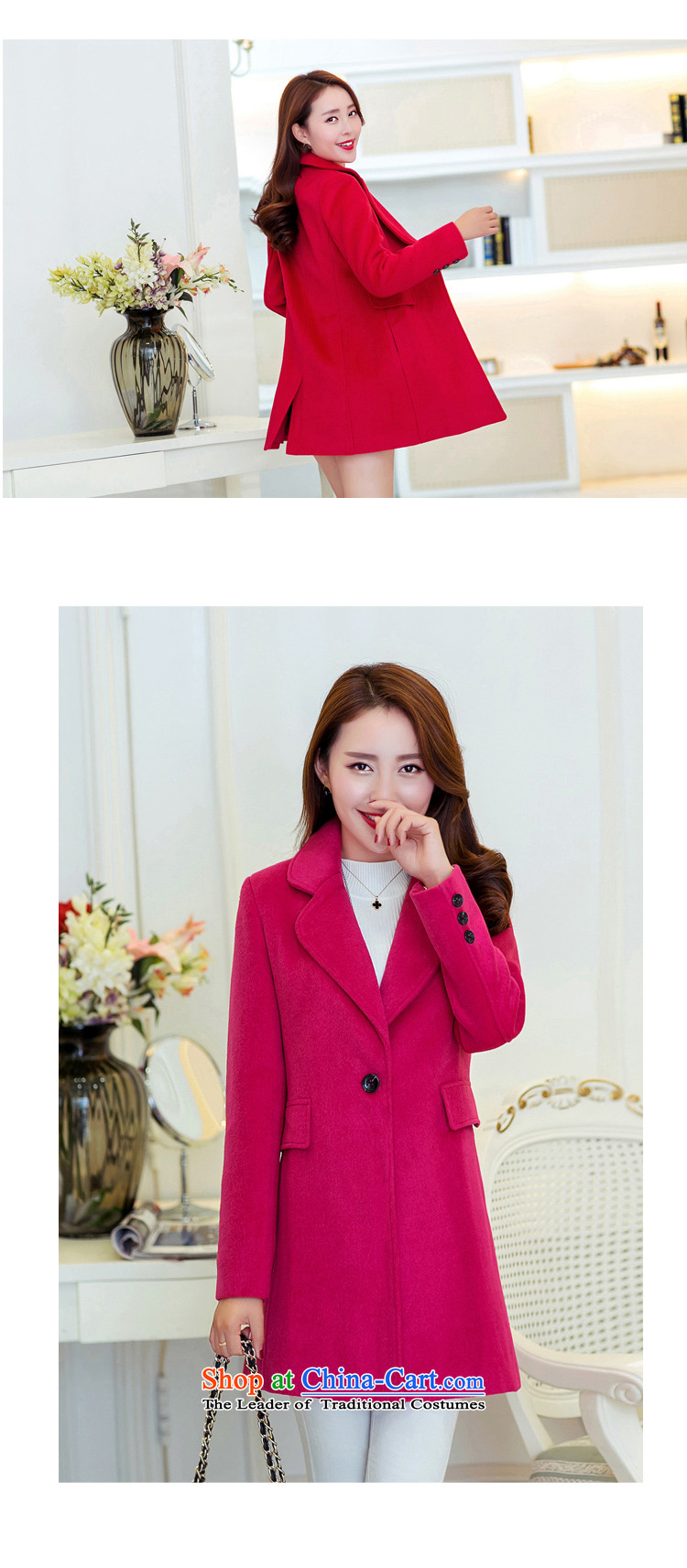 Yu Chien YQ 2015 autumn and winter new Korean fashion the cashmere overcoat so Sau San single row detained women in long Y353 light gray XL Photo, prices, brand platters! The elections are supplied in the national character of distribution, so action, buy now enjoy more preferential! As soon as possible.