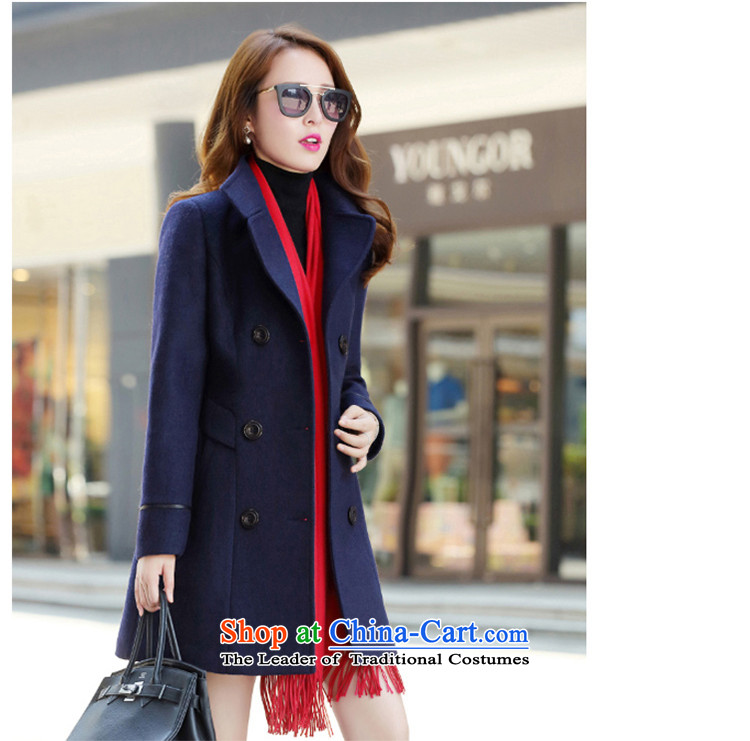 2015 Autumn and Winter Storm girls new coats, wool? Long Korean Sau San video thin double-jacket stylish girl gross? khaki coat XXXL picture, prices, brand platters! The elections are supplied in the national character of distribution, so action, buy now enjoy more preferential! As soon as possible.