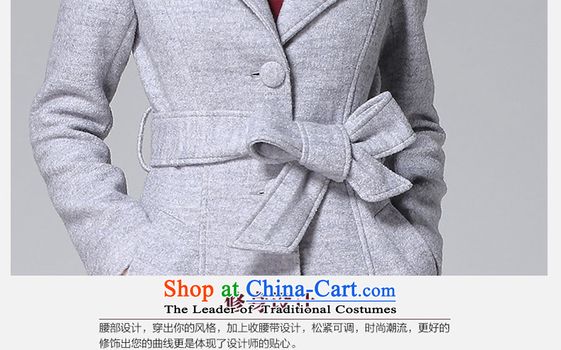 Dream-yuk people 2015 Winter New Product western fare lint-free thick so Sau San sub overcoats double-side cashmere long) wind jacket female purple plush thick L Picture Plus, prices, brand platters! The elections are supplied in the national character of distribution, so action, buy now enjoy more preferential! As soon as possible.