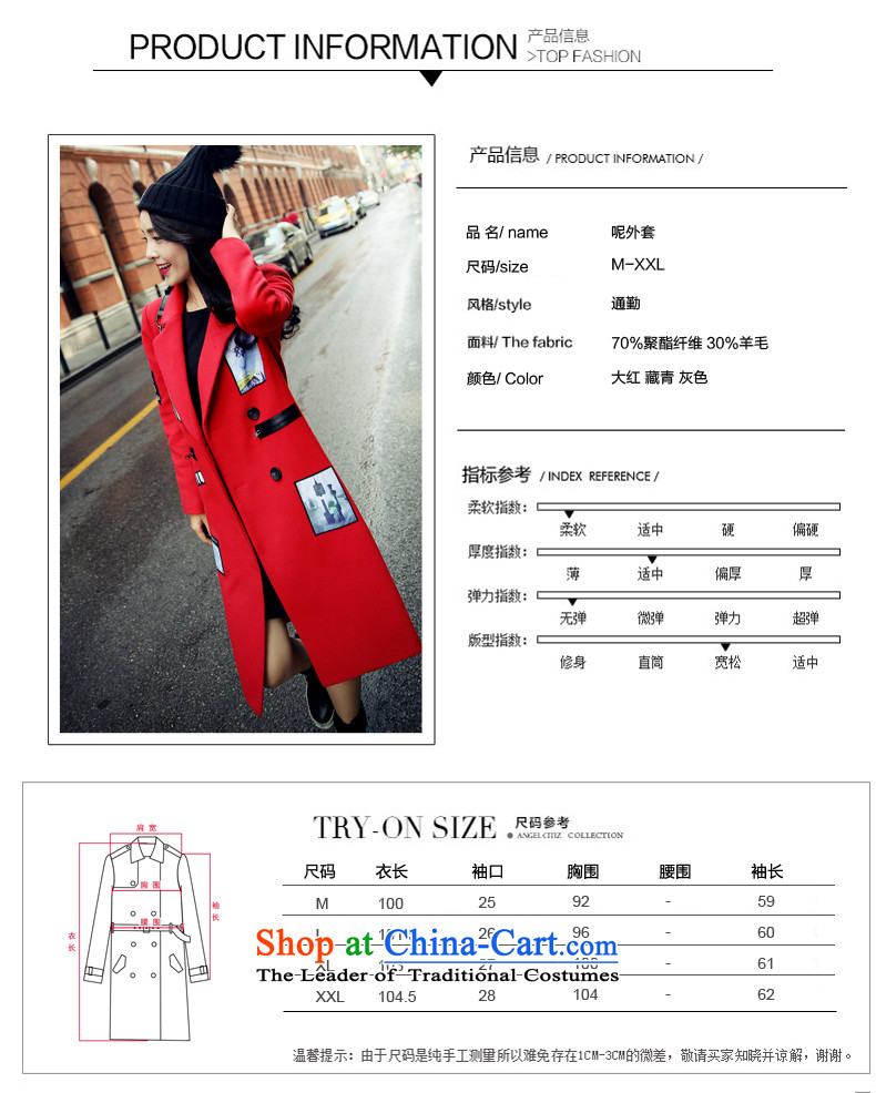 Sin has new products in the autumn 2015 Winter Korea long-sleeved Pullover wool coat girl in long?) coats larger female gray thick warm L picture, prices, brand platters! The elections are supplied in the national character of distribution, so action, buy now enjoy more preferential! As soon as possible.