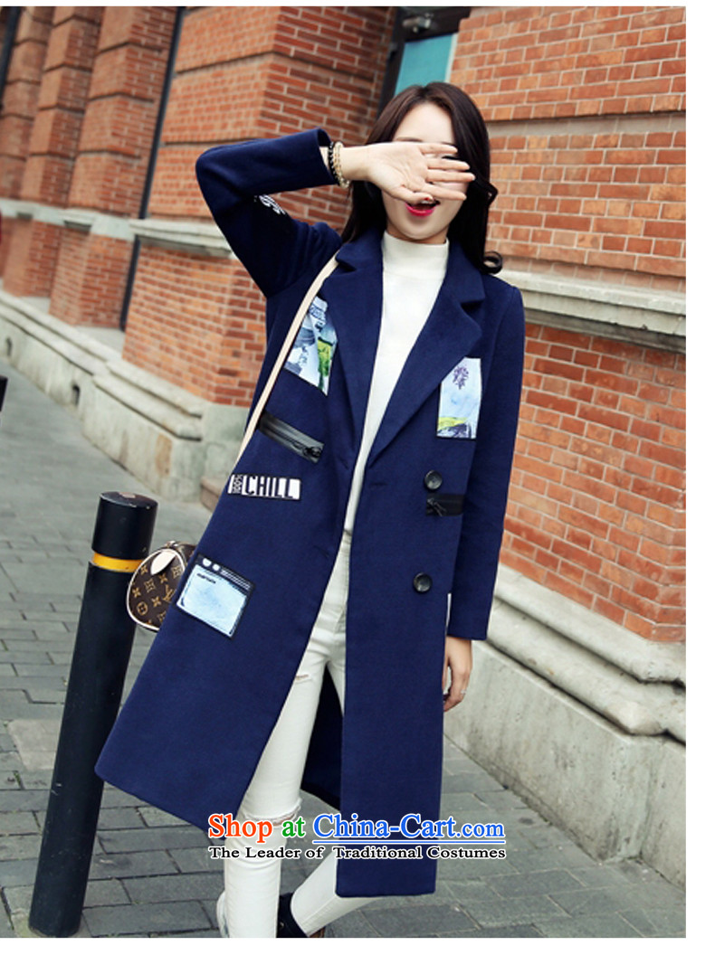Sin has new products in the autumn 2015 Winter Korea long-sleeved Pullover wool coat girl in long?) coats larger female gray thick warm L picture, prices, brand platters! The elections are supplied in the national character of distribution, so action, buy now enjoy more preferential! As soon as possible.