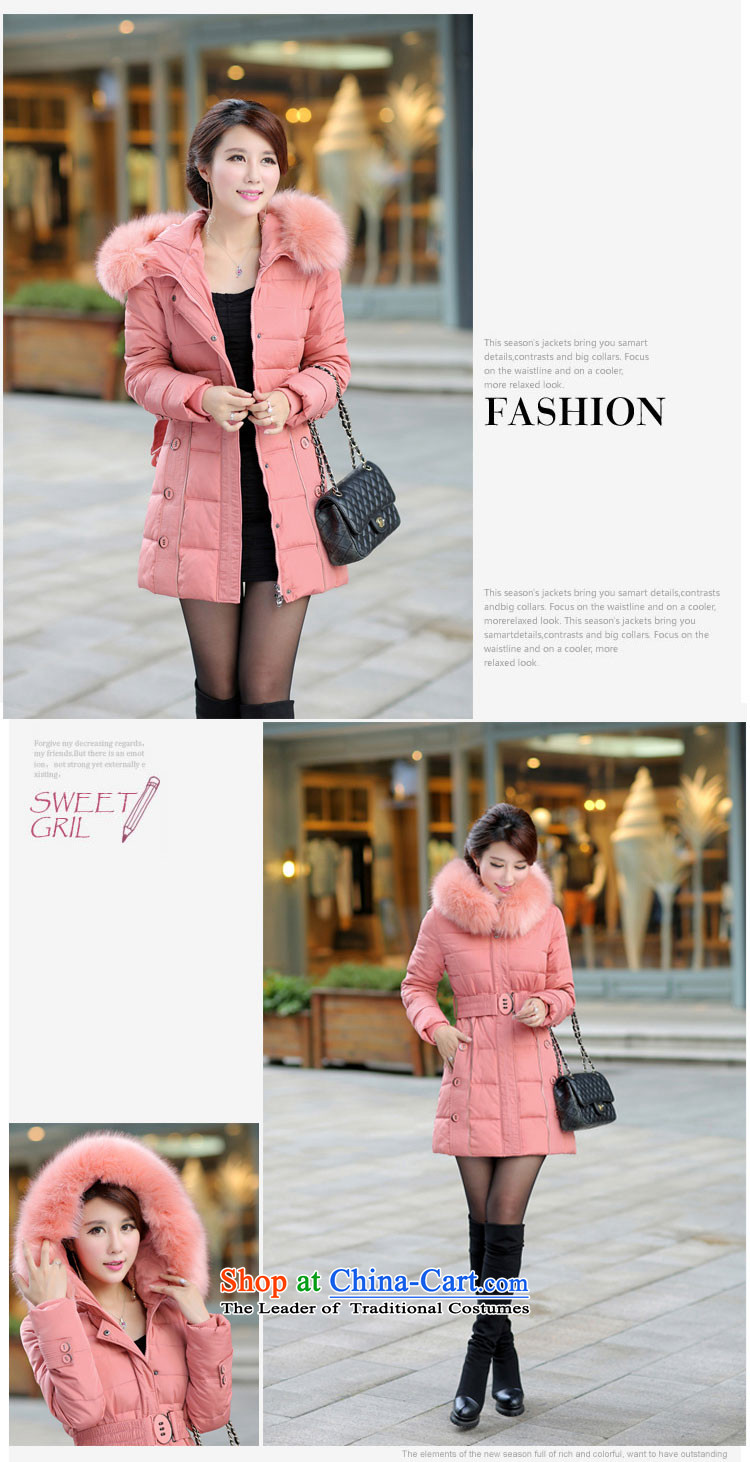 Song Of Yue XL 2015 Korean version of large numbers of ladies feather cotton coat cap reinforcement in the long jacket, a black 6XL(180 Y1306 Nagymaros catty-200 catty) Picture, prices, brand platters! The elections are supplied in the national character of distribution, so action, buy now enjoy more preferential! As soon as possible.