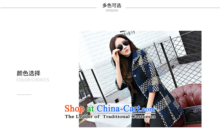 Mineeor2015 autumn and winter new a wool coat girl in long Korean winter coats women so thick hair jacket HYW8852 Blue M picture, prices, brand platters! The elections are supplied in the national character of distribution, so action, buy now enjoy more preferential! As soon as possible.