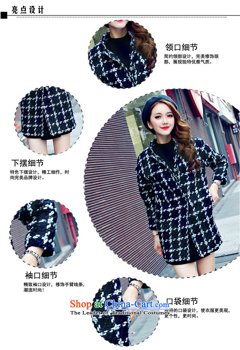Pretty shadow autumn and winter load new Korean female loose video thin latticed coats that long thick hair? jacket green XL Photo, prices, brand platters! The elections are supplied in the national character of distribution, so action, buy now enjoy more preferential! As soon as possible.