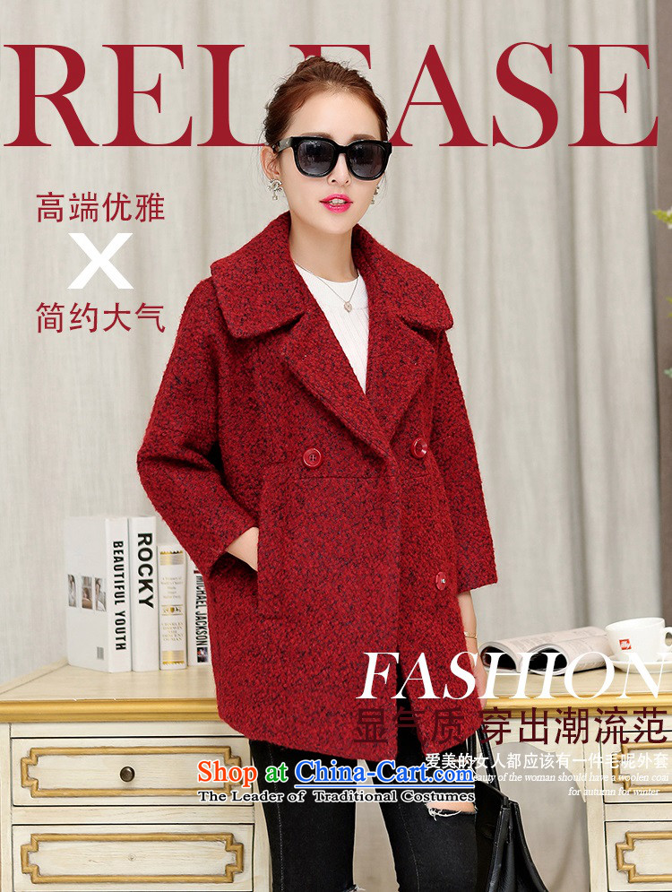 Gil Wo Ika 2015 autumn and winter new Korean Dongdaemun gross? in thick female jacket long winter coats, wool? BOURDEAUX S picture, prices, brand platters! The elections are supplied in the national character of distribution, so action, buy now enjoy more preferential! As soon as possible.