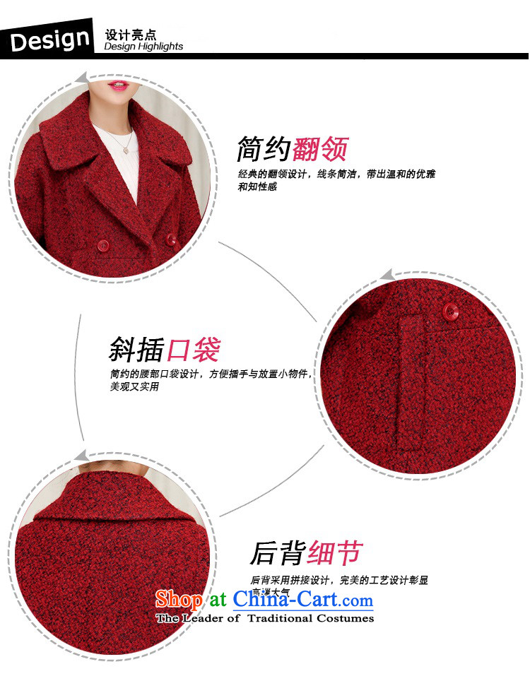 Gil Wo Ika 2015 autumn and winter new Korean Dongdaemun gross? in thick female jacket long winter coats, wool? BOURDEAUX S picture, prices, brand platters! The elections are supplied in the national character of distribution, so action, buy now enjoy more preferential! As soon as possible.