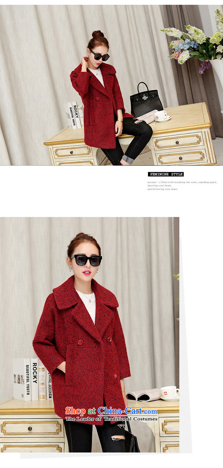 Gil Wo Ika 2015 autumn and winter new Korean Dongdaemun gross? in thick female jacket long winter coats, wool? BOURDEAUX S picture, prices, brand platters! The elections are supplied in the national character of distribution, so action, buy now enjoy more preferential! As soon as possible.