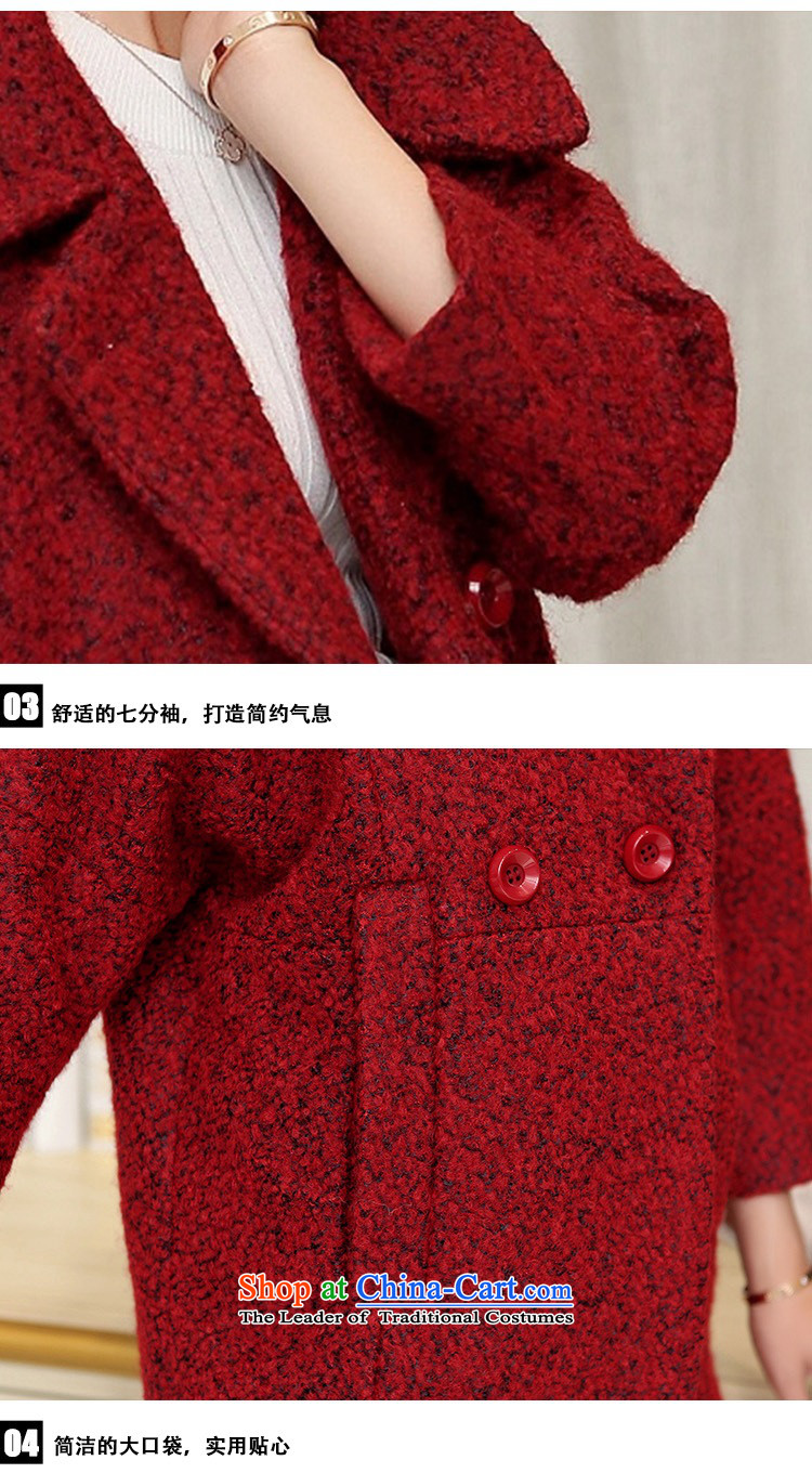 Gil Wo Ika 2015 autumn and winter new Korean Dongdaemun gross? in thick female jacket long winter coats, wool? BOURDEAUX S picture, prices, brand platters! The elections are supplied in the national character of distribution, so action, buy now enjoy more preferential! As soon as possible.
