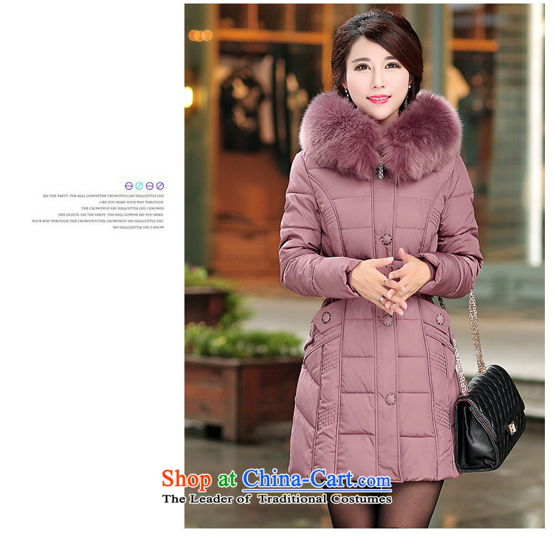 Song Of Yue XL 2015 winter new Korean version of large numbers of long jacket thick down cap for women 1666 Cotton Nagymaros khaki 5XL(170 catty - 185 catties) Picture, prices, brand platters! The elections are supplied in the national character of distribution, so action, buy now enjoy more preferential! As soon as possible.