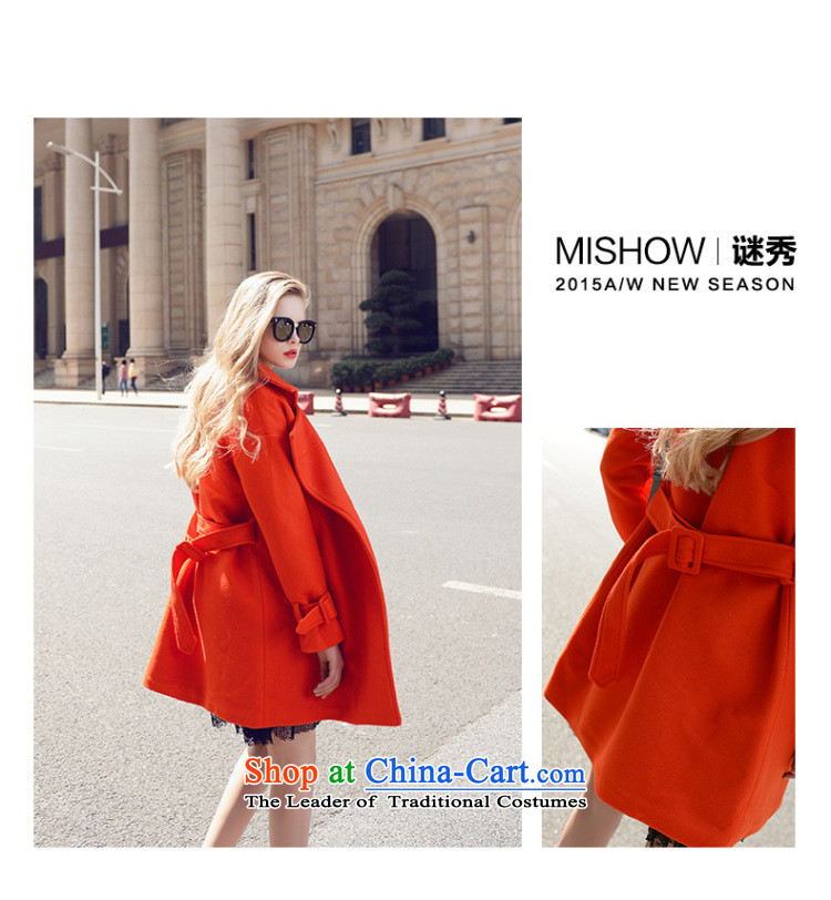 Use Show 2015 winter new product version Korea long-sleeved V-neck in long folder cotton warm jacket coat? female gross orange S picture, prices, brand platters! The elections are supplied in the national character of distribution, so action, buy now enjoy more preferential! As soon as possible.