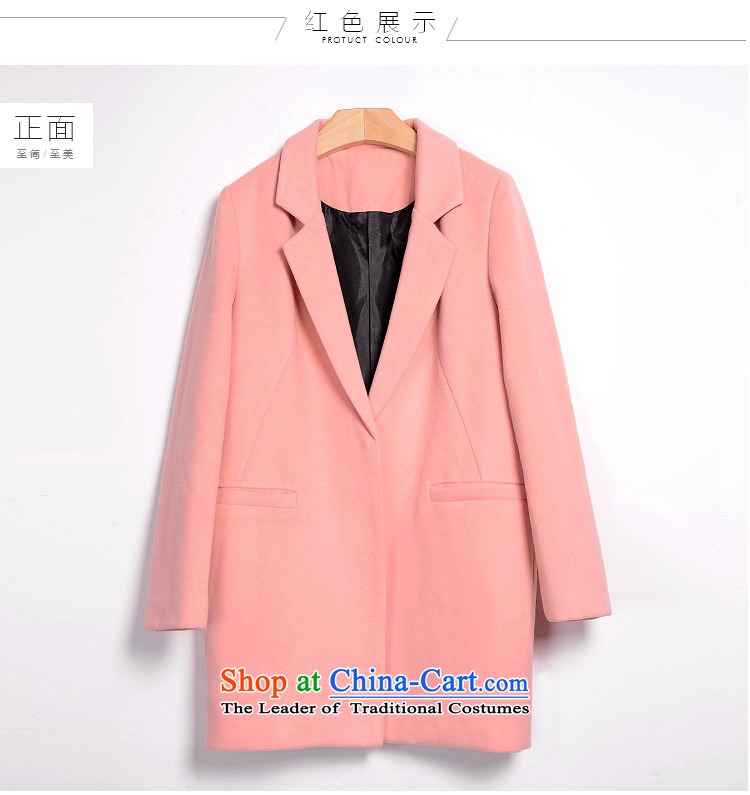 The 2015 autumn and winter Ms. new Korean thick duplex?? long coats Gross Gross coats of female Red? M picture, prices, brand platters! The elections are supplied in the national character of distribution, so action, buy now enjoy more preferential! As soon as possible.