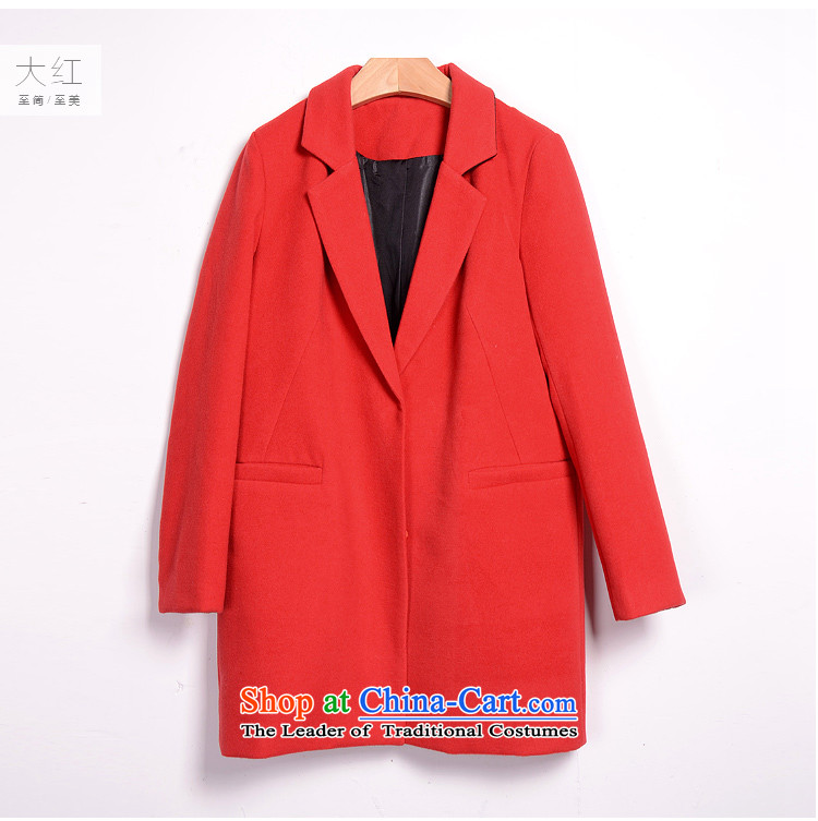 The 2015 autumn and winter Ms. new Korean thick duplex?? long coats Gross Gross coats of female Red? M picture, prices, brand platters! The elections are supplied in the national character of distribution, so action, buy now enjoy more preferential! As soon as possible.