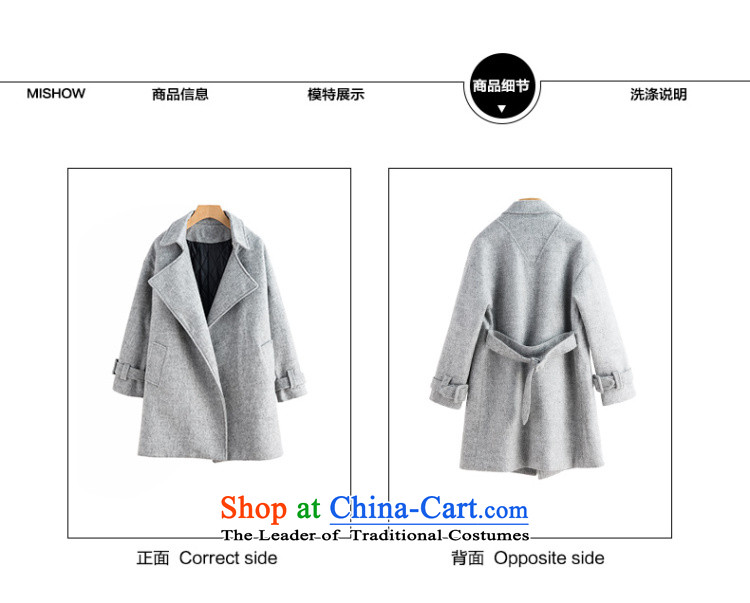 Use the New Winter 2015 Sau-han version V-neck in long-sleeved long folder cotton warm jacket coat? female gross gray M picture, prices, brand platters! The elections are supplied in the national character of distribution, so action, buy now enjoy more preferential! As soon as possible.