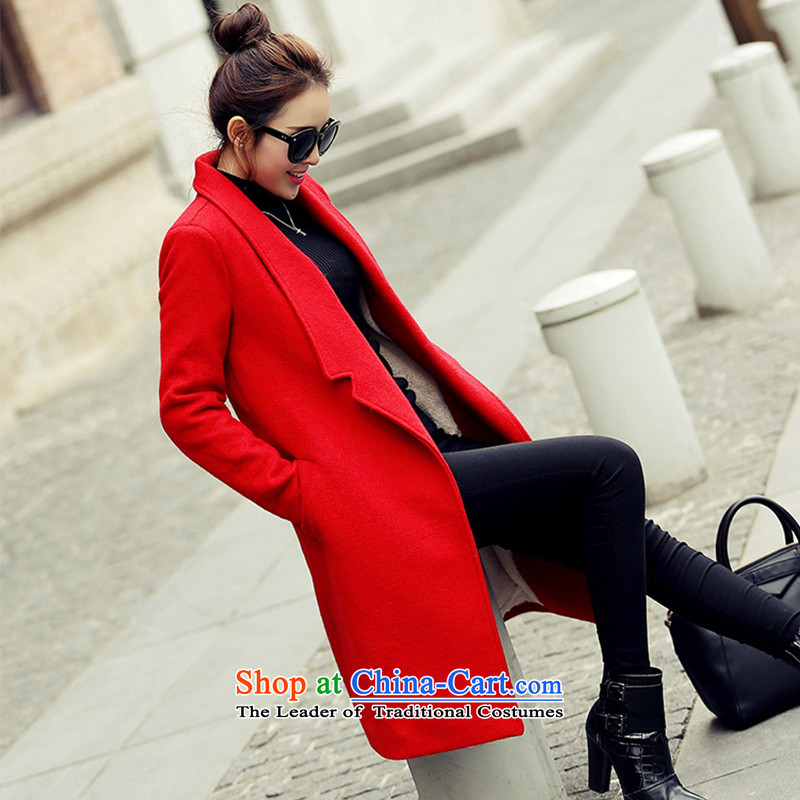 The holy day average 2015 Ying autumn and winter coats gross new stylish Korean?   in the medium to long term, a wool coat SY515 RED M, the holy day average.... Ying shopping on the Internet