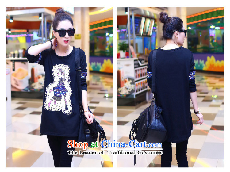 Billion gymnastics 2015 autumn and winter Korean New larger female loose wild ethnic stitching long-sleeved shirt  F3002 stamp forming the red XXL picture, prices, brand platters! The elections are supplied in the national character of distribution, so action, buy now enjoy more preferential! As soon as possible.