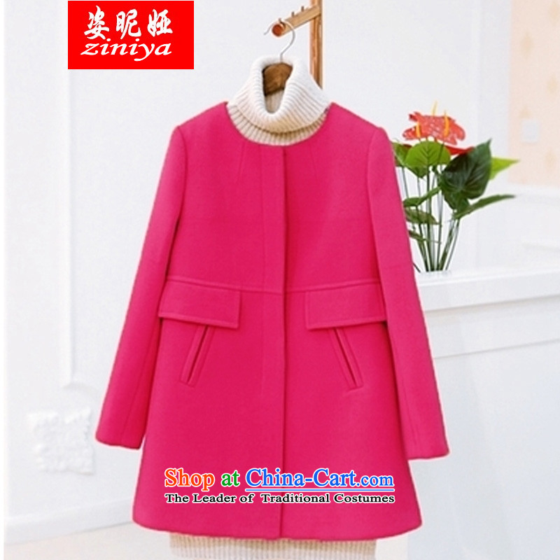 Gigi Lai Young Ah sister thick large wild COAT 2015 autumn and winter to increase women's code in MM thick long thin hair? jacket graphics Red 4XL recommended weight around 170-190 microseconds, Gigi Lai Young Ah , , , shopping on the Internet