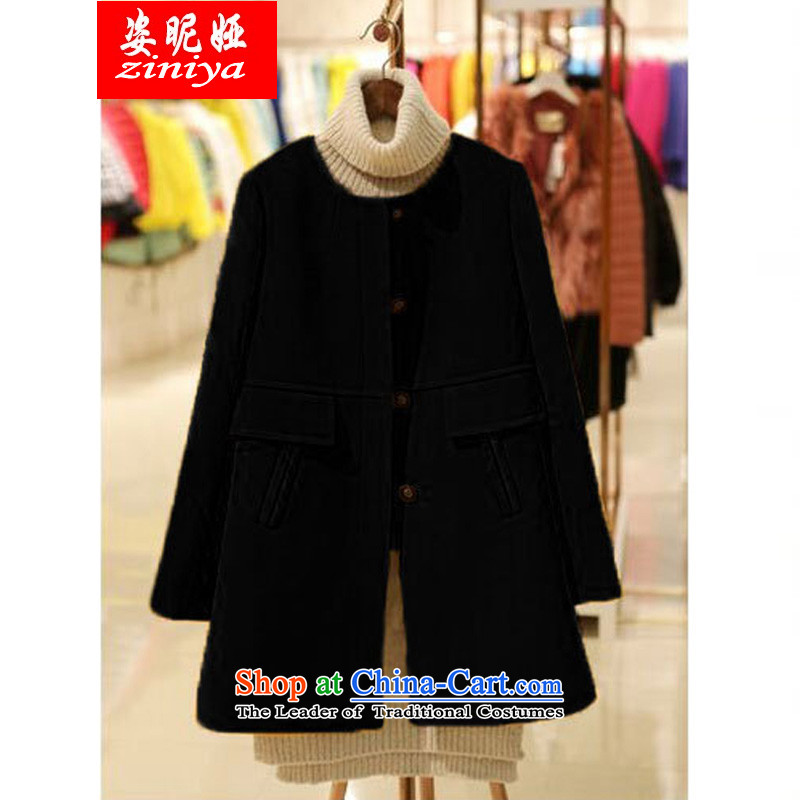 Gigi Lai Young Ah sister thick large wild COAT 2015 autumn and winter to increase women's code in MM thick long thin hair? jacket graphics Red 4XL recommended weight around 170-190 microseconds, Gigi Lai Young Ah , , , shopping on the Internet