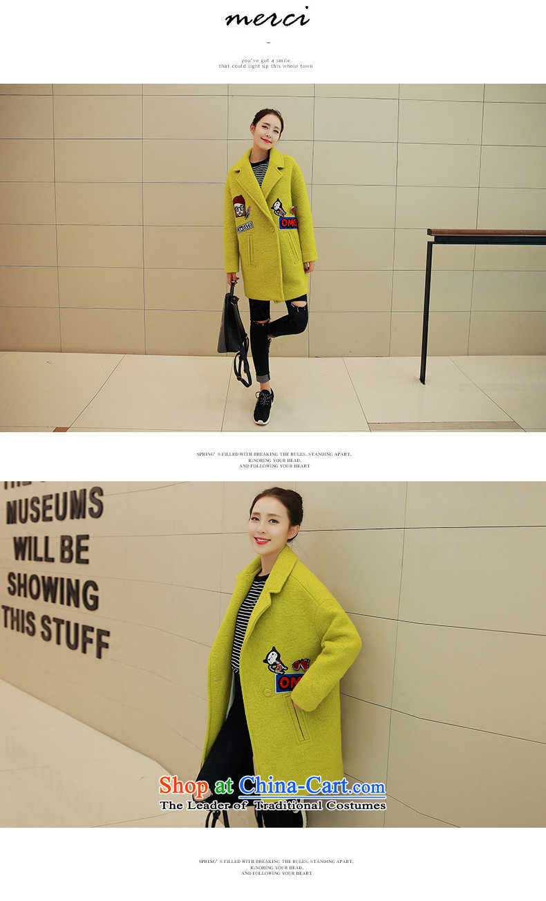 In light autumn and winter rose new products Korean female coats long-sleeved? gross jacket in long?)? a wool coat larger female MD597 orange M picture, prices, brand platters! The elections are supplied in the national character of distribution, so action, buy now enjoy more preferential! As soon as possible.