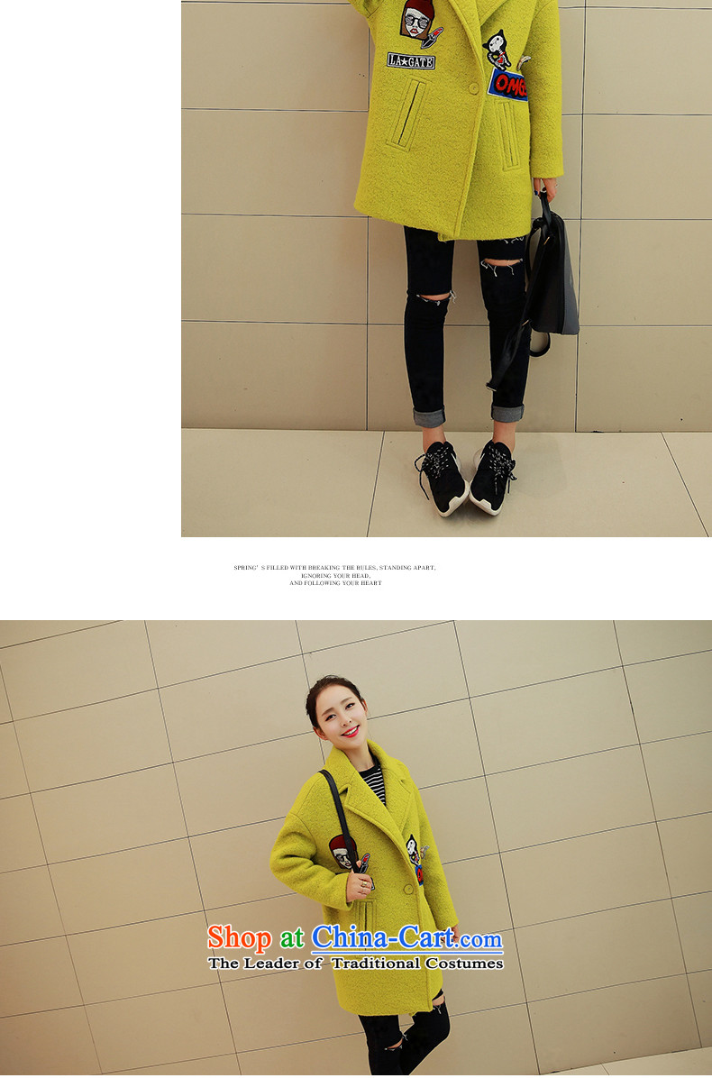 In light autumn and winter rose new products Korean female coats long-sleeved? gross jacket in long?)? a wool coat larger female MD597 orange M picture, prices, brand platters! The elections are supplied in the national character of distribution, so action, buy now enjoy more preferential! As soon as possible.