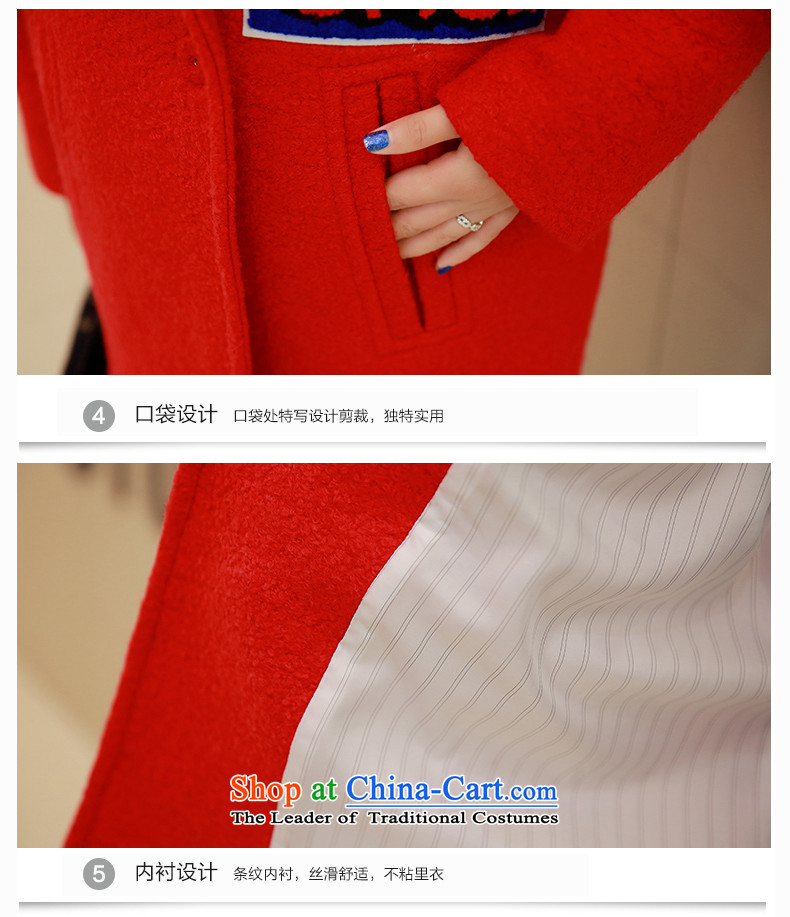 In light autumn and winter rose new products Korean female coats long-sleeved? gross jacket in long?)? a wool coat larger female MD597 orange M picture, prices, brand platters! The elections are supplied in the national character of distribution, so action, buy now enjoy more preferential! As soon as possible.