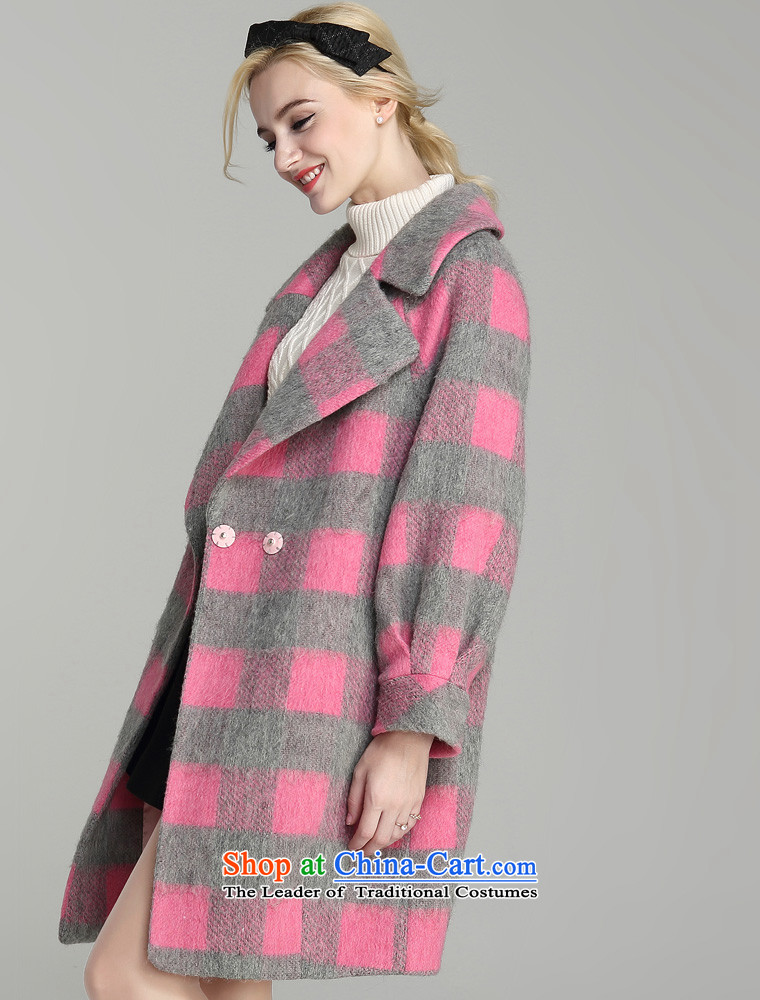 In accordance with the CEN 2015 bathing in the autumn and winter female Korean commuter long-sleeved compartment long coats cocoon-rotator cuff gross? female 576# jacket pink L picture, prices, brand platters! The elections are supplied in the national character of distribution, so action, buy now enjoy more preferential! As soon as possible.