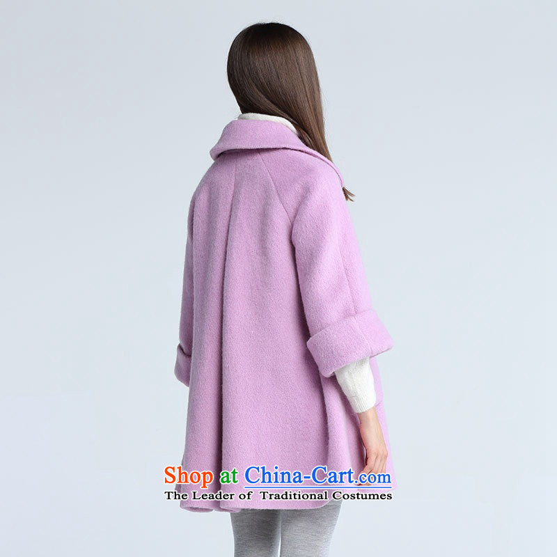 In winter, of d'zzit can be removed from the 7 to the cuff type under a woolen coat 354G295  155xs,d'zzit,,, light purple shopping on the Internet