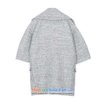 In winter, of d'zzit large lapel 7 cuff woolen coat 354G282  155XS Light Gray Photo, prices, brand platters! The elections are supplied in the national character of distribution, so action, buy now enjoy more preferential! As soon as possible.