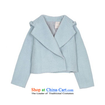 In winter, of d'zzit loose side marker-wool coat cap design short 354G199 light green blue 160S picture, prices, brand platters! The elections are supplied in the national character of distribution, so action, buy now enjoy more preferential! As soon as possible.