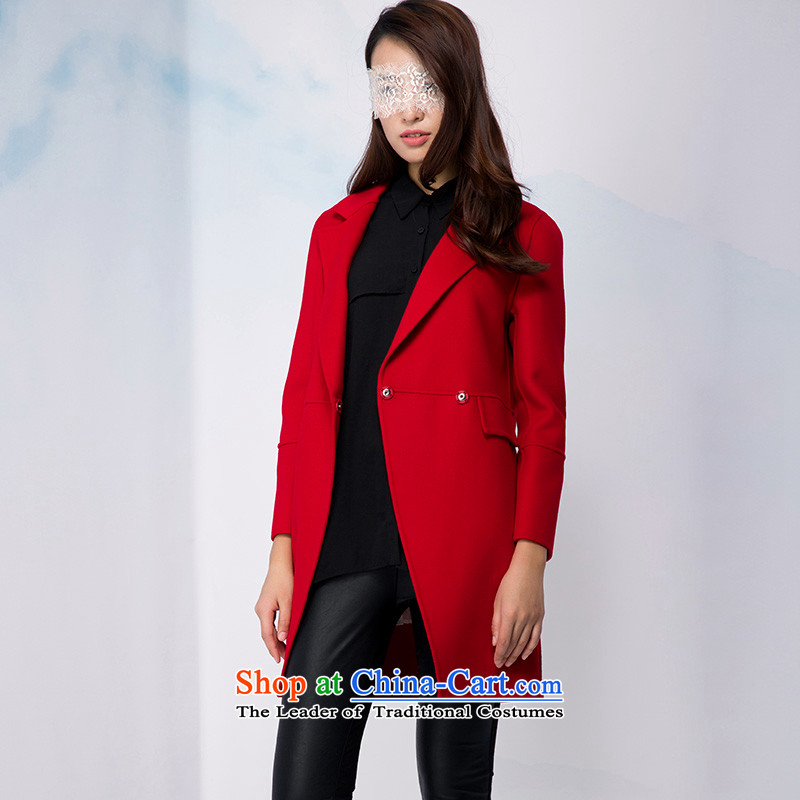 Therefore, 2015 winter new Cheung wool long coats wild woolen coat stylish and elegant red jacket 175/96A, gross? Therefore, Cheung shopping on the Internet has been pressed.