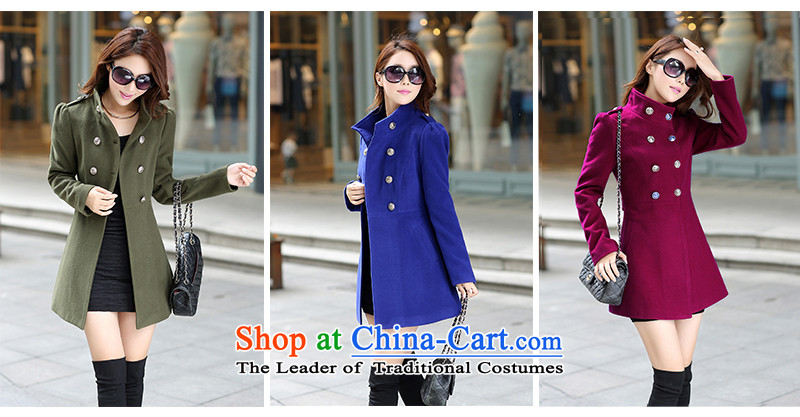 Weiwei Chen No. 2015 autumn and winter female new product gross Korean jacket? 