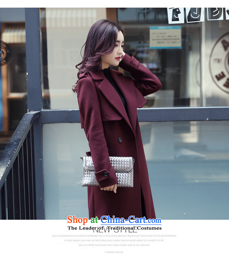 On the basis of Yan Yi are 2015 autumn and winter new Korean modern long cloak? coats women Sau San Mao F6076 deep red M picture, prices, brand platters! The elections are supplied in the national character of distribution, so action, buy now enjoy more preferential! As soon as possible.