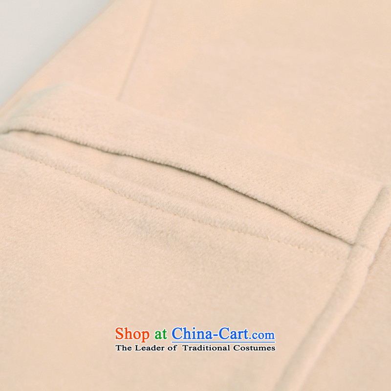 Wide Color Gamut 2015 autumn and winter new Korean Female Straight suits for pure color graphics thin wild thick?? Jacket coat gross meat apricot S, broaden the colors (kuose) , , , shopping on the Internet