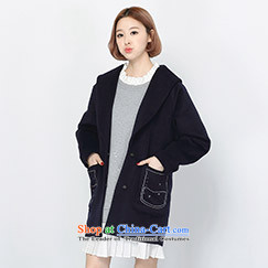 Wide Color Gamut 2015 autumn and winter new Korean Female Straight round-neck collar long-sleeved solid color stitching pocket short of the amount? and yellow are code jacket picture, prices, brand platters! The elections are supplied in the national character of distribution, so action, buy now enjoy more preferential! As soon as possible.