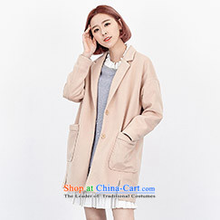 Wide Color Gamut 2015 autumn and winter new Korean Female Straight round-neck collar long-sleeved solid color stitching pocket short of the amount? and yellow are code jacket picture, prices, brand platters! The elections are supplied in the national character of distribution, so action, buy now enjoy more preferential! As soon as possible.