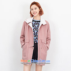 Wide Color Gamut 2015 autumn and winter new Korean Female Straight round-neck collar long-sleeved solid color stitching pocket short of the amount? and yellow are code jacket picture, prices, brand platters! The elections are supplied in the national character of distribution, so action, buy now enjoy more preferential! As soon as possible.