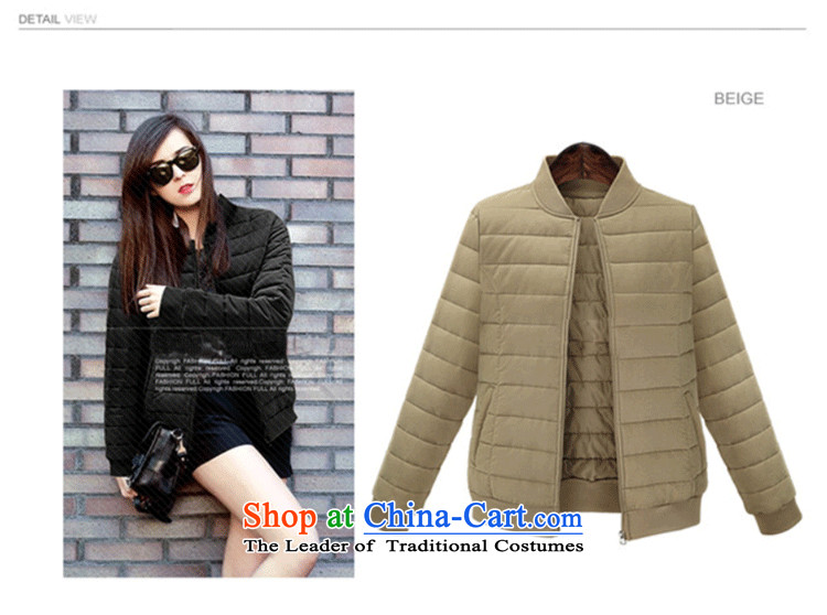 Xiang Jiang 200 catties mm2015 thick to xl female autumn and winter thick sister loose video thin cotton short baseball services 6358 jacket, black large number of pictures, prices, 5XL brand platters! The elections are supplied in the national character of distribution, so action, buy now enjoy more preferential! As soon as possible.